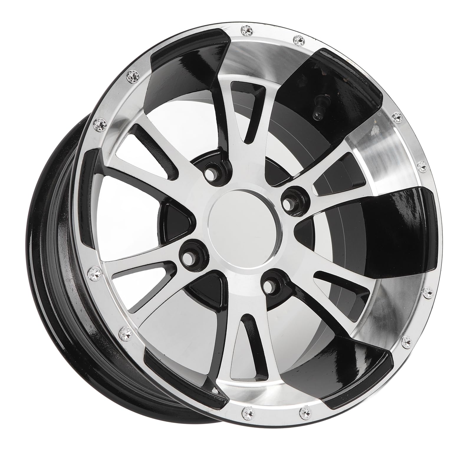 Lekka Konstrukcja o Mocnym Obciążeniu, Mocowanie Piasty Terenowej | 12-calowe Felgi ze Stopu Aluminium, 4 Otwory, 110 Mm, część Zamienna do Felgi, do Montażu Pojazdu w Modelu Terenowym