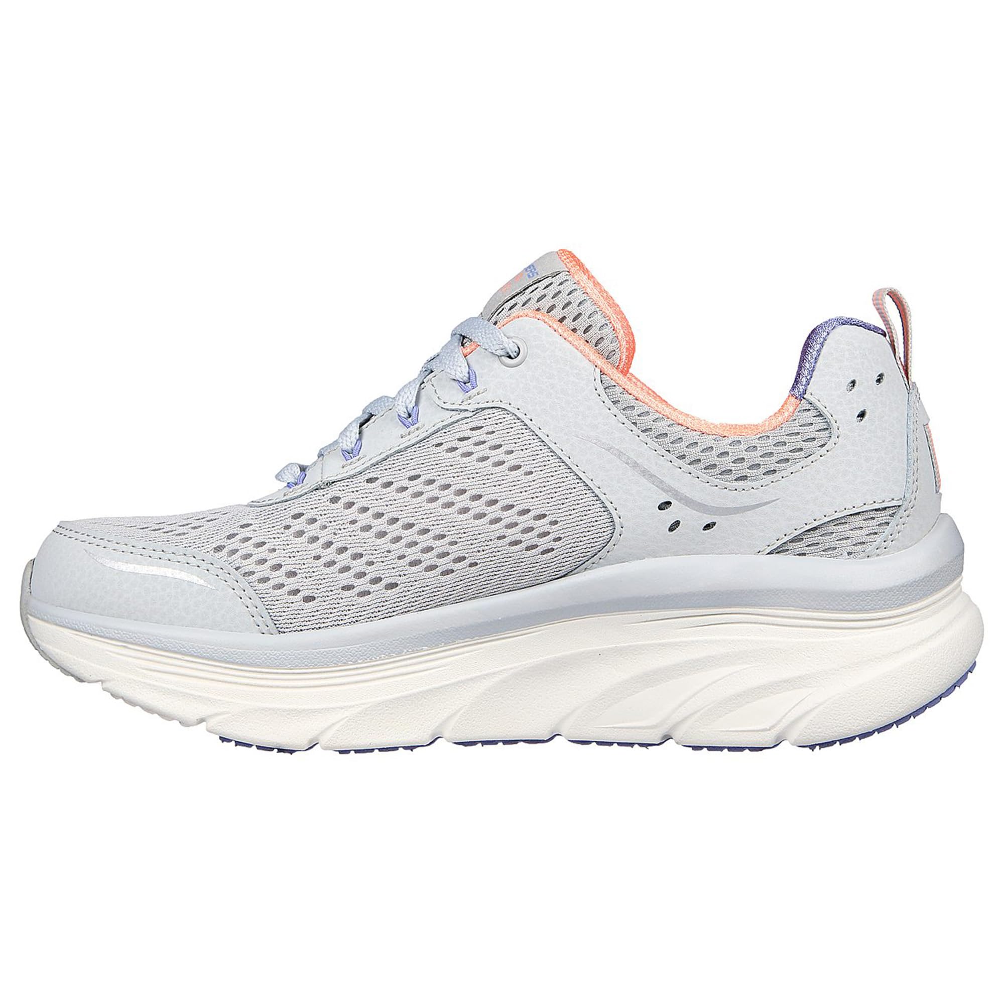 skechers D'LUX Walker-Infinite Motion LACE UP Shoes for Women | with Skech-Foam Well-Cushioned Midsole and Air-Cooled Memory Foam Insole Layered Leather mesh Fabric Upper Walking-picture-13