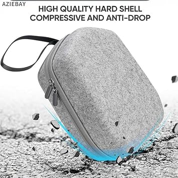 Meta Quest 2 Storage Case, Hard Case with Integrated Controller & Accessories, Protective Travel Case