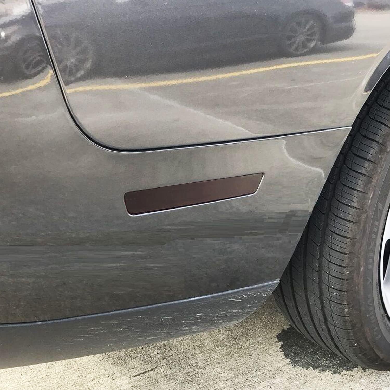 SlickMod PreCut Vinyl Smoke Tint for 2015-2022 Dodge Challenger Sidemarker & Reflector (4. Sidemarker & Reflector, 20% Dark Smoke)