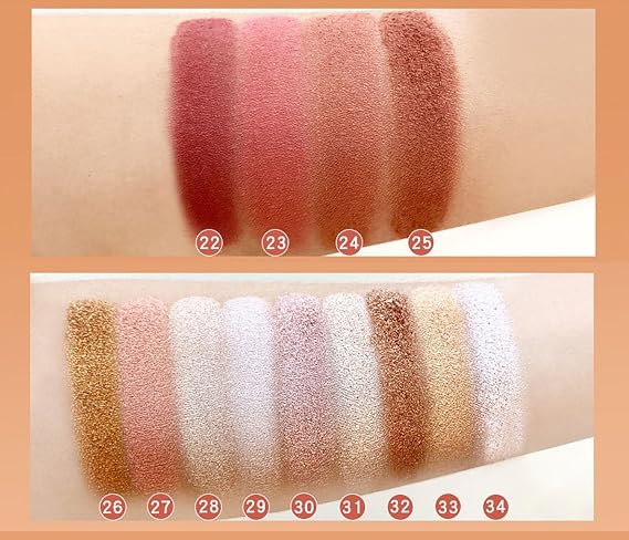 Makeup Eyeshadow 28 Color Palette Eyeshadow Shimmer and Matte Highly Pigmented Eyeshadow Palette