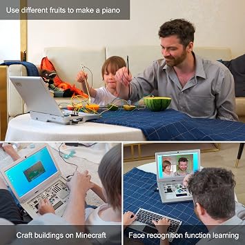 ELECROW CrowPi 2 Laptop for Raspberry Pi 4, Programming Learning Kit