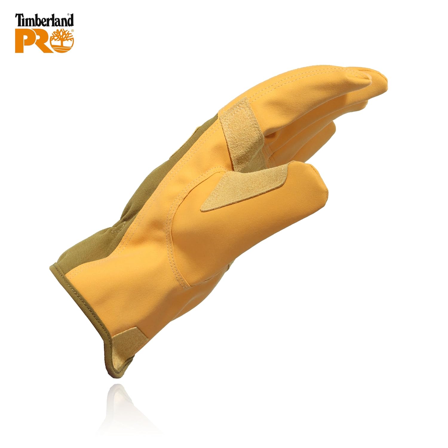 Timberland PRO Men's Insulated Canvas and Synthetic Leather Gloves - Durable Nylon Back Hand - Reinforced Palm and Thumb - Abrasion Resistant - Machine Washable, Wheat Multi, XX-Large