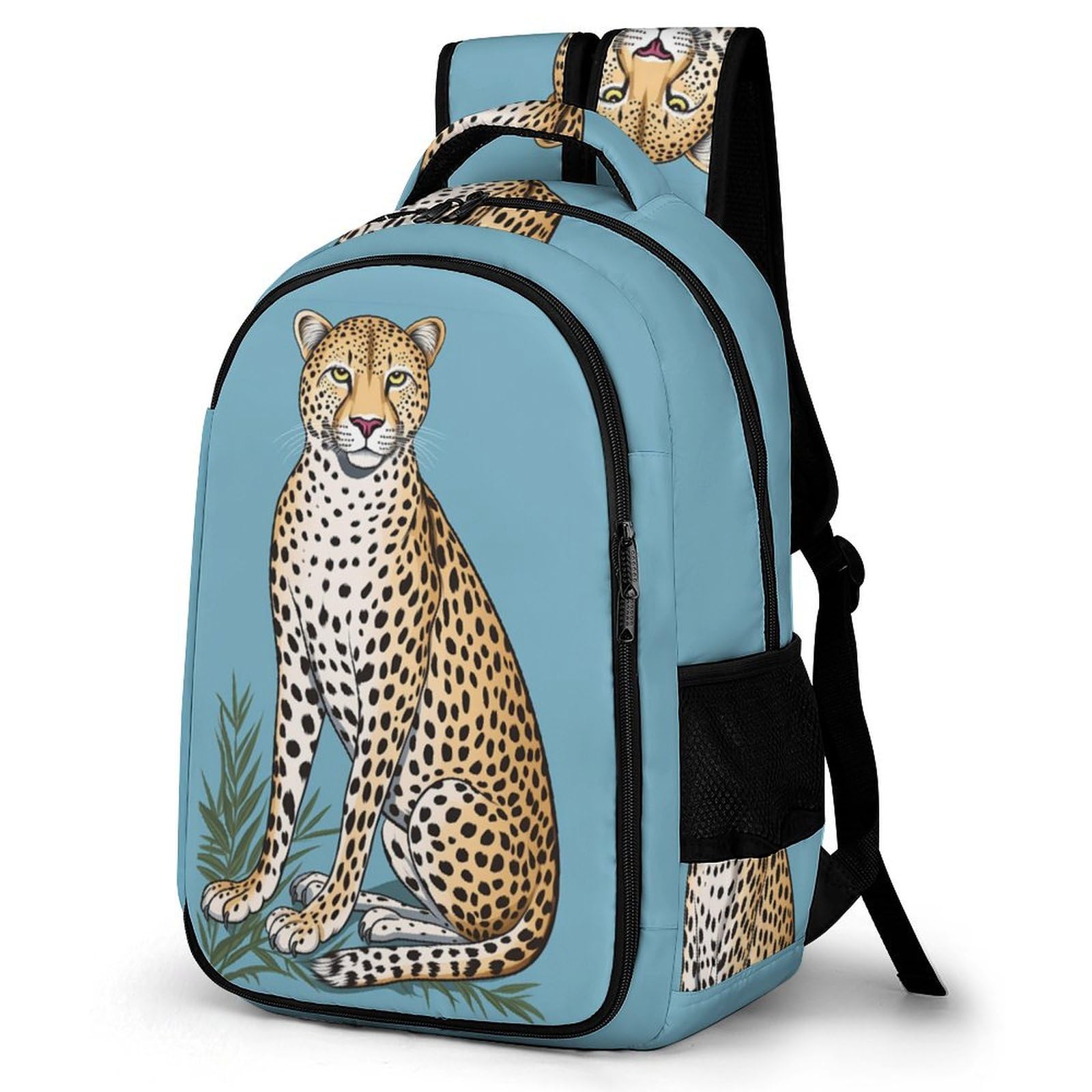 Tpisli Girls Style-13 Kids Backpack For Boys Leopard Toddlers Schoolbag With Animal Cheetah Rucksack For Preschool Nursery, Lightweight