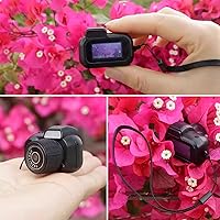 Vista 7 de Mini Keychain Camera, 1080P 2MP Mini Thumb Sized Camera Keychain, Micro Video Camera Camcorder, with 100 Mins Battery Life, for Students, Kids