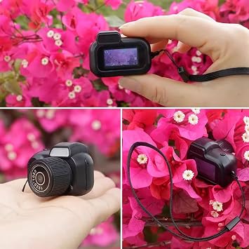 Mini Keychain Camera, 1080P Mini Video Recorder, with 0.96 inch Screen, Photography Gifts, Tiny Miniature Camera Keychain, for Kids, Students