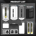 3-Pack 9H+ Tempered Glass Screen Protector for iPhone [2x HD Clear + 1x Privacy] | Military-Grade Shatterproof | No-Dust Installation Kit (15pro)