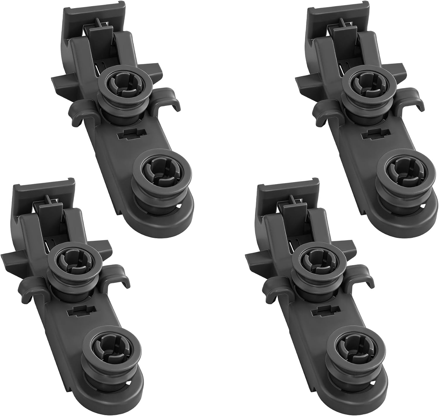 4 Pcs Upgraded W10350401 Dishwasher Rack Roller Wheel Compatible With Whirlpool Kitchen-Aid Kenmore Replace for W10195336 PS11753471 2683569 AP6020157 W10410552