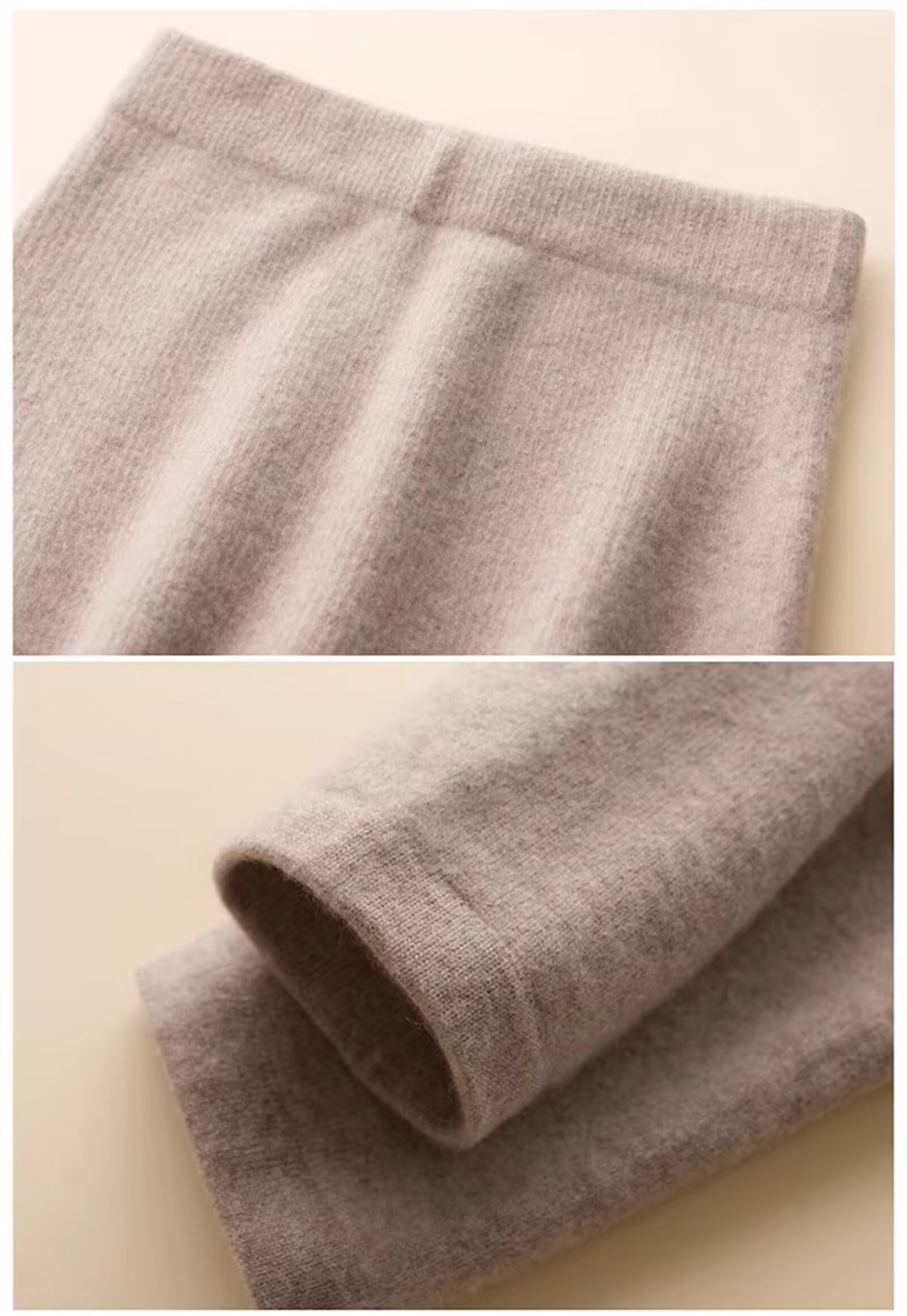 Pantaloni Termici da Donna per l'autunno Inverno Primavera 100% Cashmere Leggings Termici, Pantaloni Termici Bottoms per Le Signore, Regalo di Natale