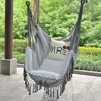 Amazon.co.jp: LSYOA ハンギングチェア ハンモックチェア