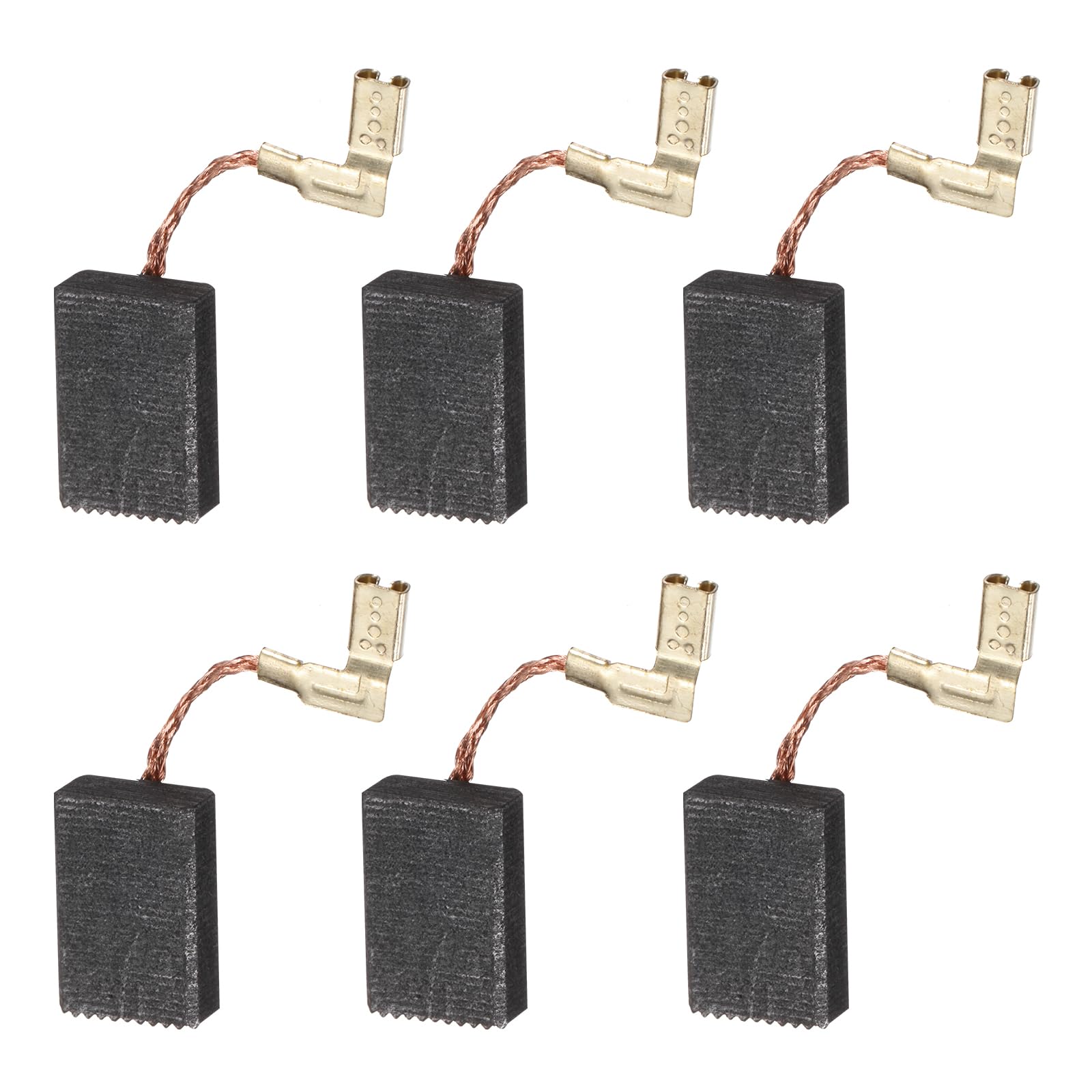 sourcing map 6 Pack CB325 Carbon Brushes Set Replaces 16x11x5mm for Most Power Tools Electric Hammer Drill Motor Circular Saws Replacement Part
