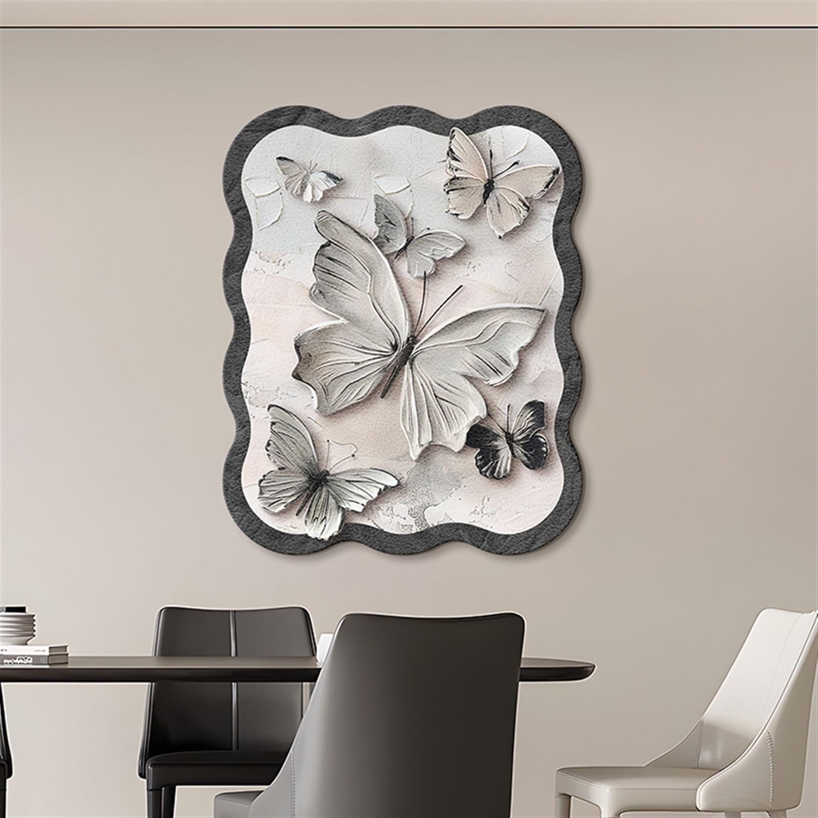 Autoadhesivo Tapa Contador Luz Decorativa, Cuadro for Tapar Cuadro Electrico Espesado Pegatina Portátil Cubierta De Cuadro Eléctrico(70 * 50cm,D)