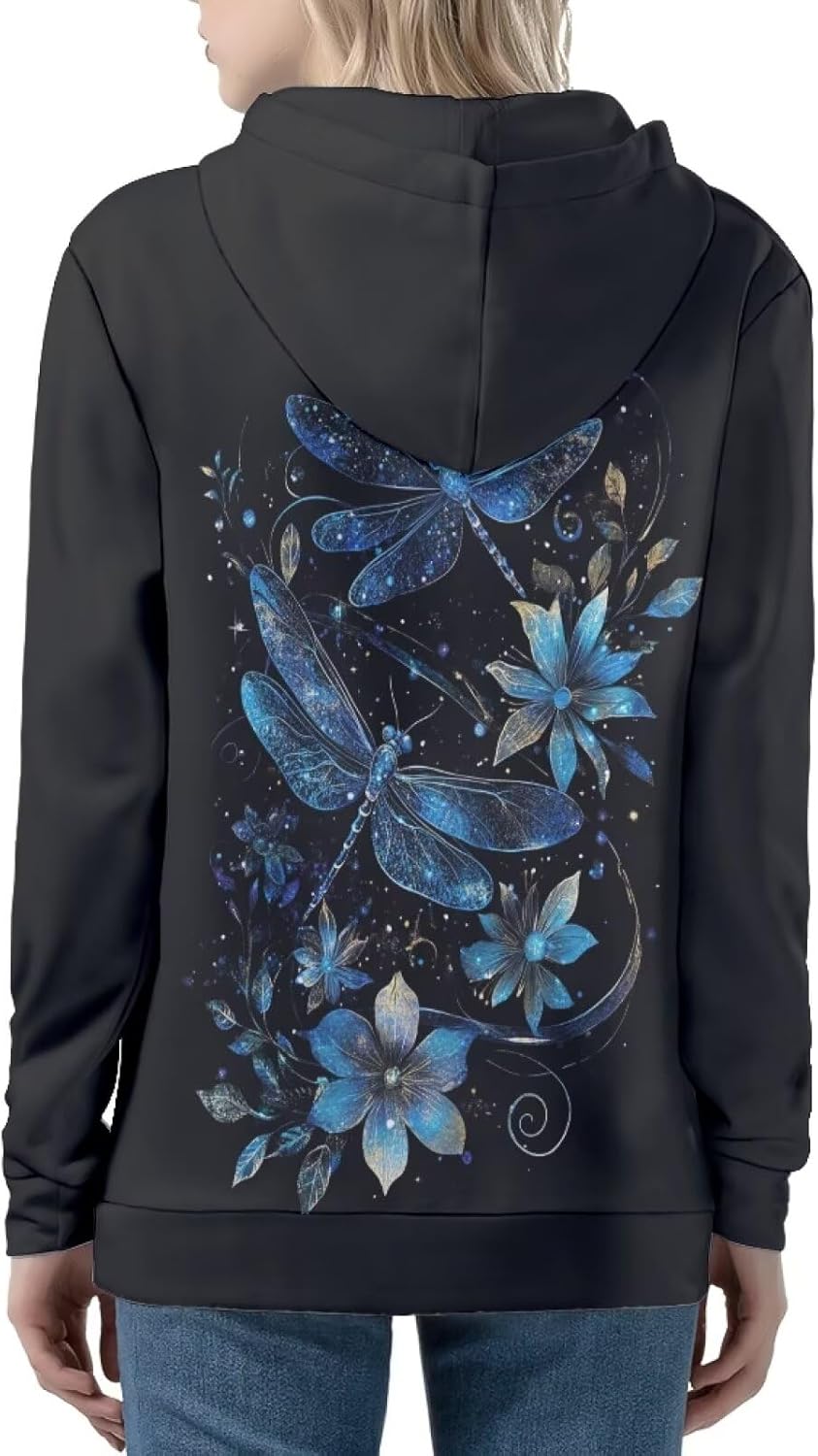 Showudesigns Zip Up Women's Hoodies & Sweatshirts XS-5XL - Image 4