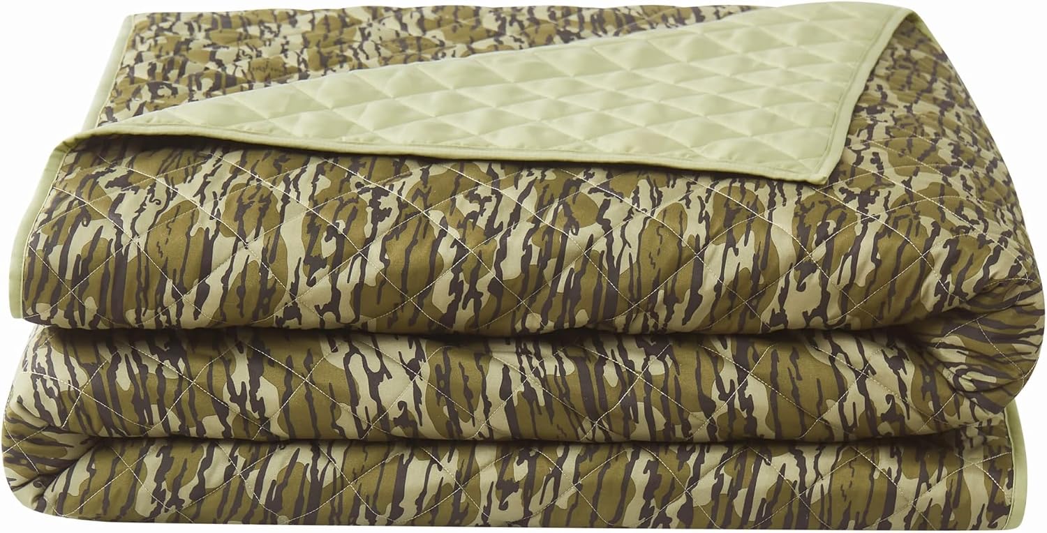 Mossy Oak® Bottom Land® Camouflage 3-Piece Full/Queen Quilt Set