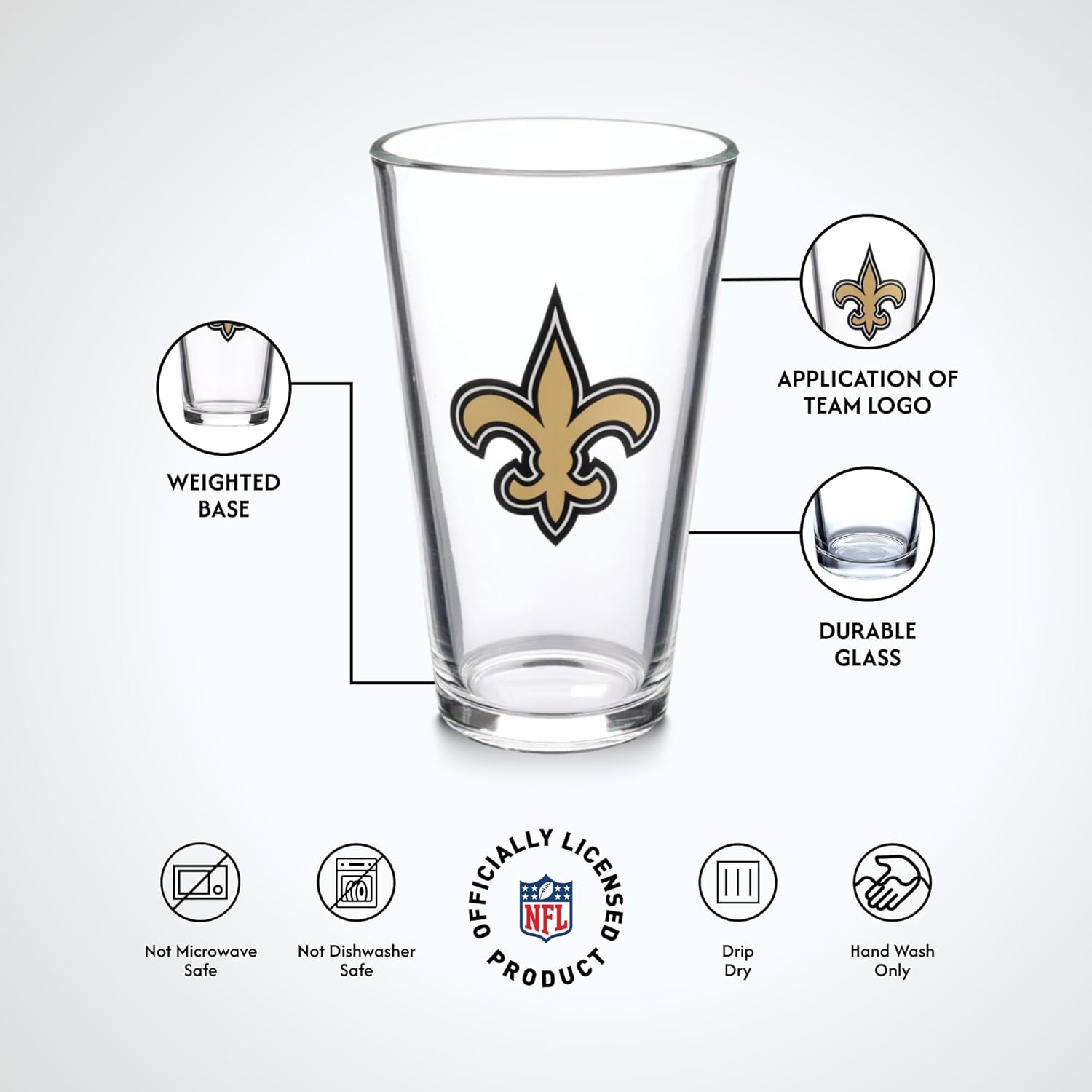 The Memory Company Officially Licensed NFL 30oz Personalized Stainless Steel Tumbler - Double-Wall Vacuum Insulated Travel Mug with Sliding Lid, Custom Name Football Fan Gift