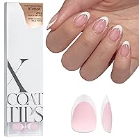 Vista 30 de BTArtboxnails Gel Constructor de Puntas de Uñas - Gel Constructor de Larga Duración de 15ml con Lámpara de Uñas Portátil para XCOATTIPS Francés, Dúo