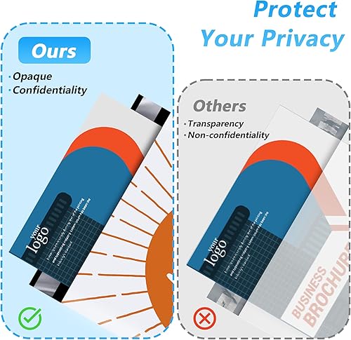 Miniatura 5 de Jowlroel Sobres de polietileno de 10 x 13 pulgadas paquete de 100 bolsas de envío con autoadhesivo sobres de correo You are Golden bolsas postales