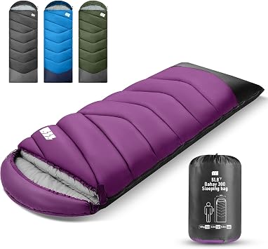 Sleeping Bags for Adults Cold Weather & Warm,Backpacking Camping Sleeping Bag for Tall Girls Boys,Lightweight,Compact,Waterproof Camping Gear for Traveling,Hiking,Hotel,Outdoor & Indoor