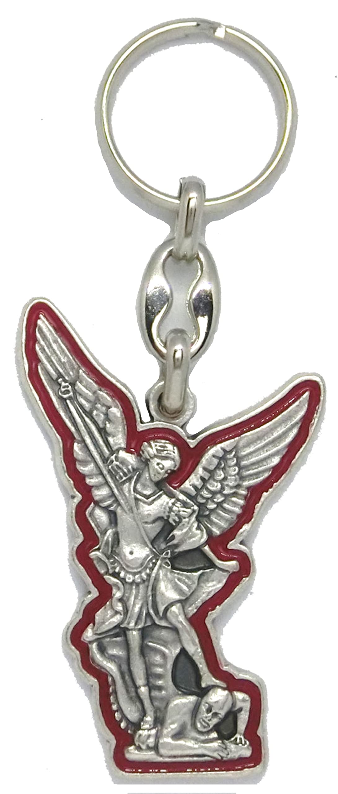 Portachiavi di San Michele Arcangelo - 4cm - La Boutique di Lourdes