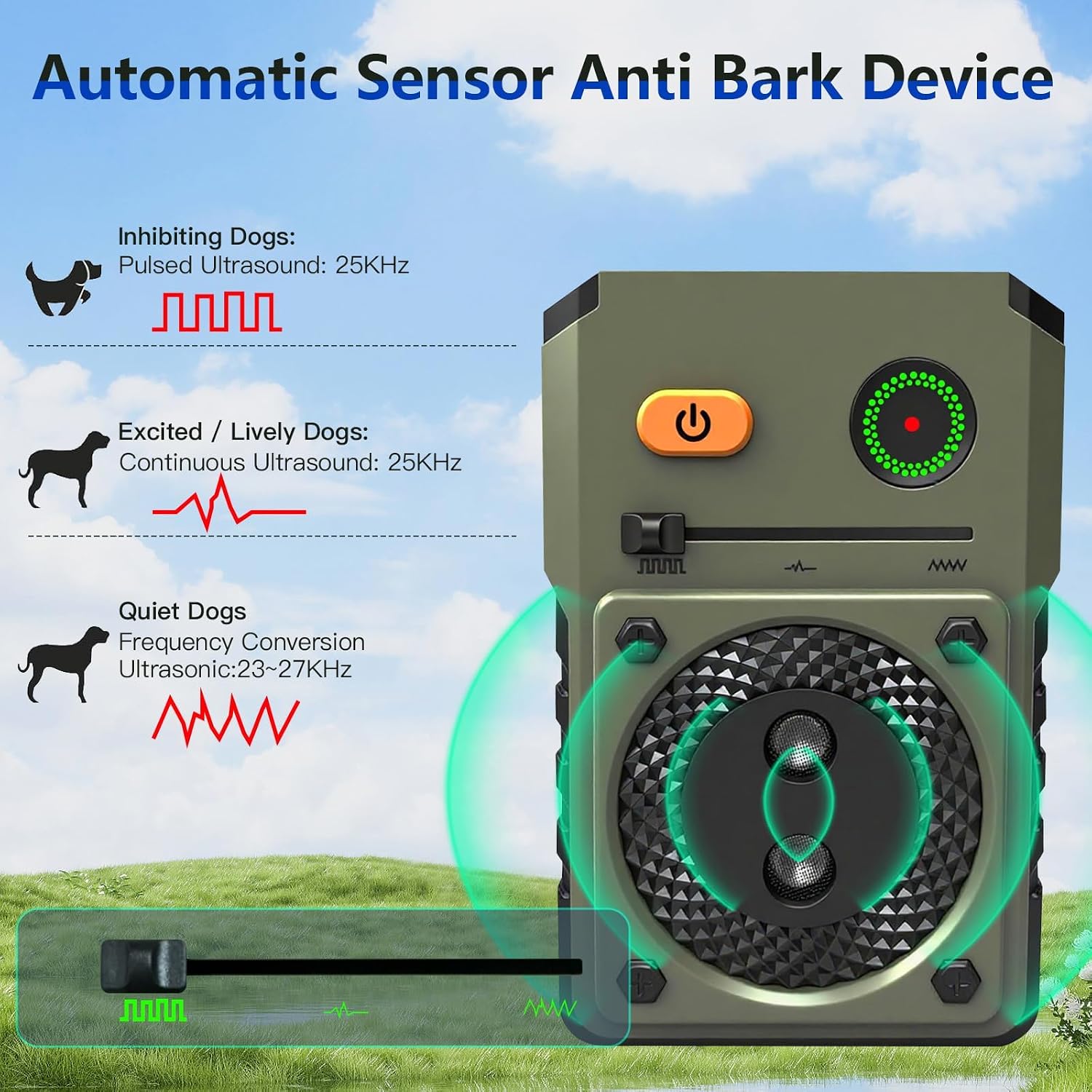 Dog Bark Deterrent Devices, Ultrasonic Dog Bark Deterrent