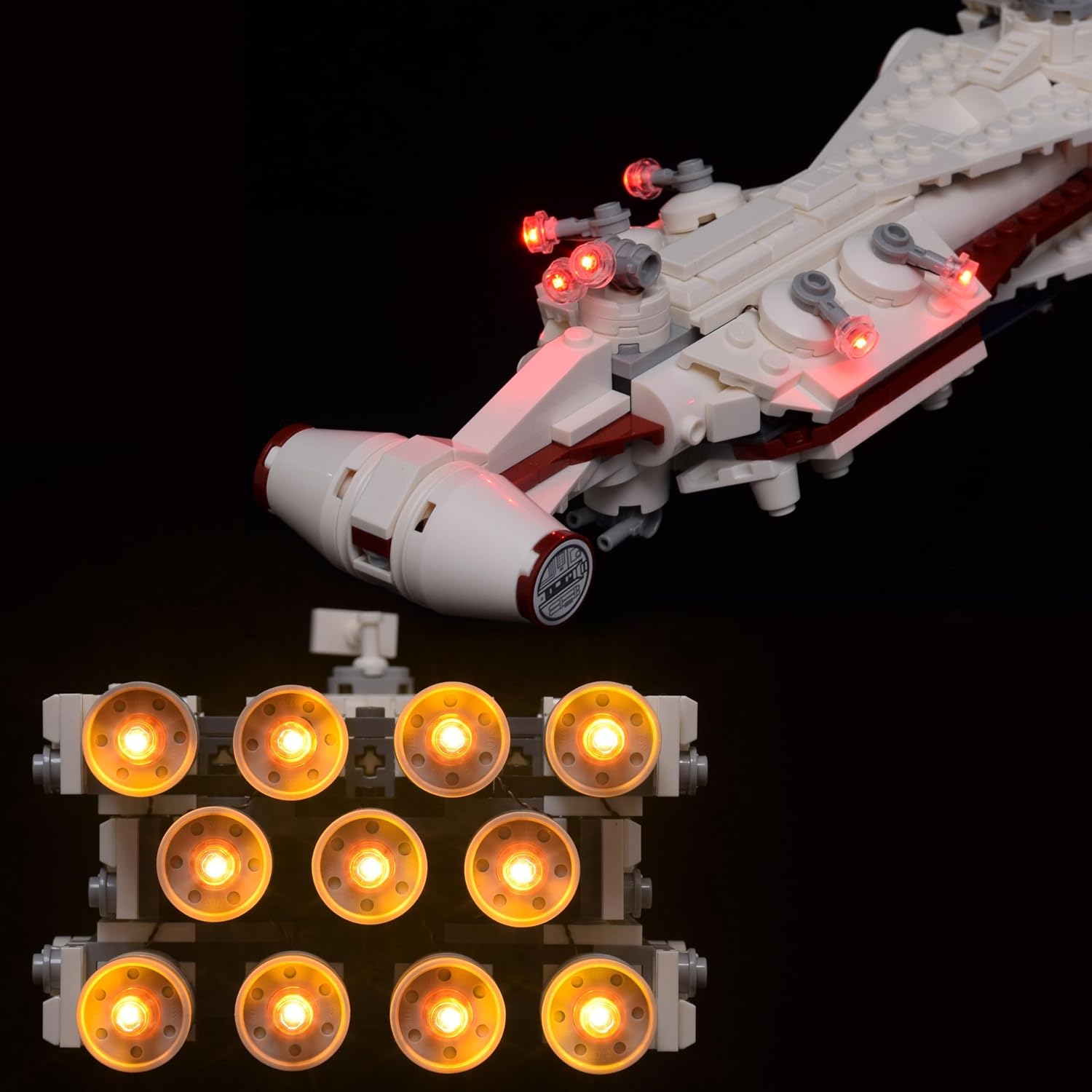LightGo LED Lighting Kit Designed for Lego 75376 Tantive IV Building Set - Not Include Model