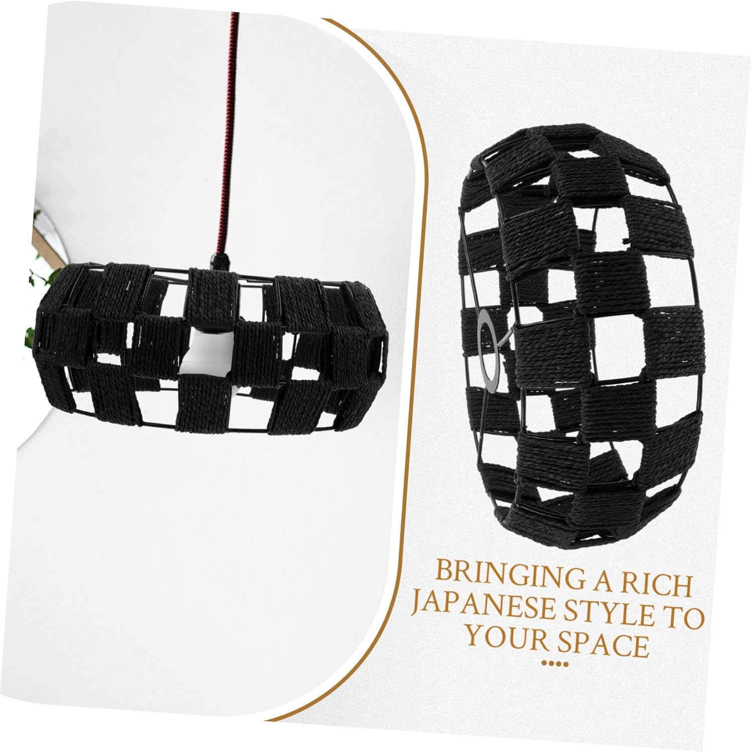 DOITOOL Vintage Creative Ceiling Lamp Shade Indoor Lighting Cover for Living Room Dining Room Durable Material Easy Installation Unique Decorative