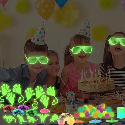 Miniatura 5 de Surtido de 101 piezas de juguetes brillantes para recompensas de aula, juguetes a granel, juguetes de fiesta de cumpleaños, bolsas de regalo, caja
