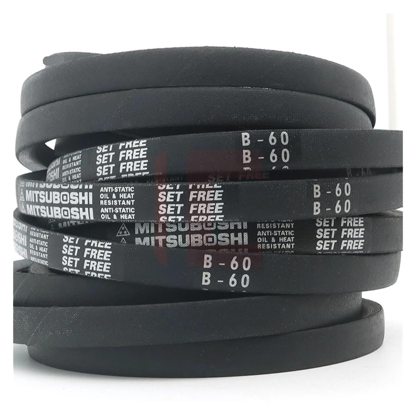 Pasek klinowy typu B Pas B39 do B63 Trójkąt do samochodowych maszyn rolniczych V Gumowy napęd(B41,5pcs)