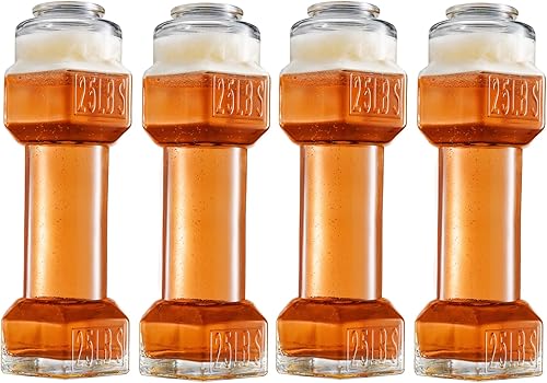 Miniatura 2 de Vasos de cerveza con mancuernas, cervezas gigantes de elevación de 26 onzas, taza de cerveza divertida para levantamiento de pesas grande a escala
