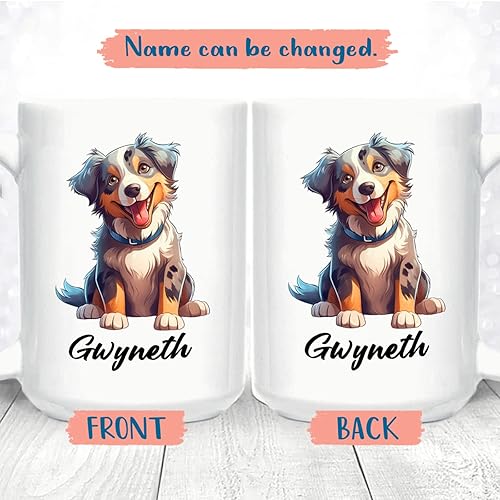 Miniatura 117 de Taza de café negra personalizada con nombre Chow Chow Chow de 11 onzas, taza de café blanca personalizada para perros Chow Chow, regalos para Chow