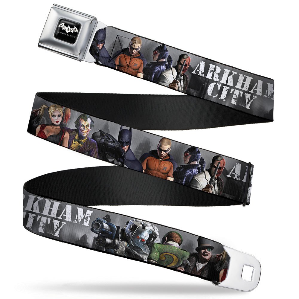 Buckle-DownMen's Buckle-down Seatbelt Belt Batman Arkham City Kids Belt