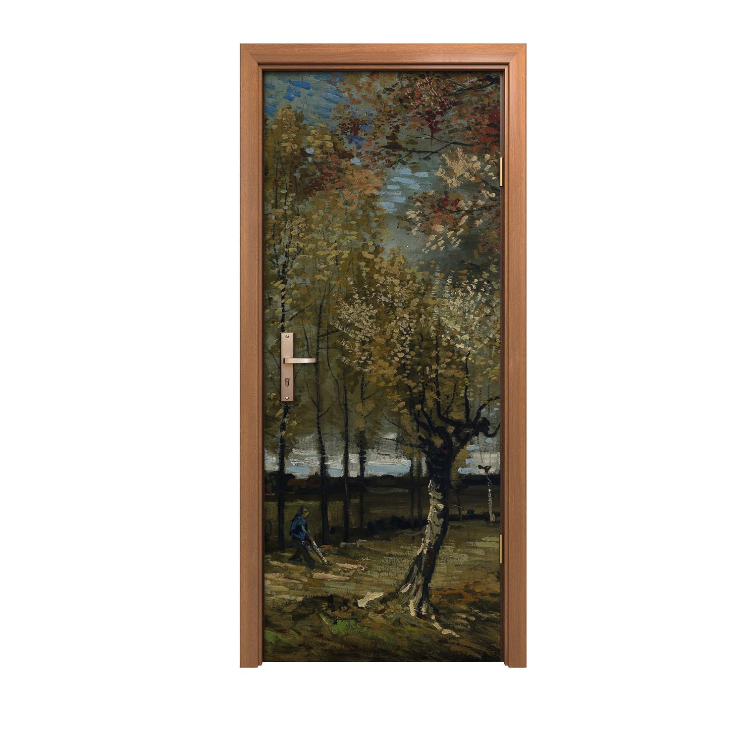 Autocollant de porte 90x200cm design d'intérieur haut de gamme Lane avec Topola