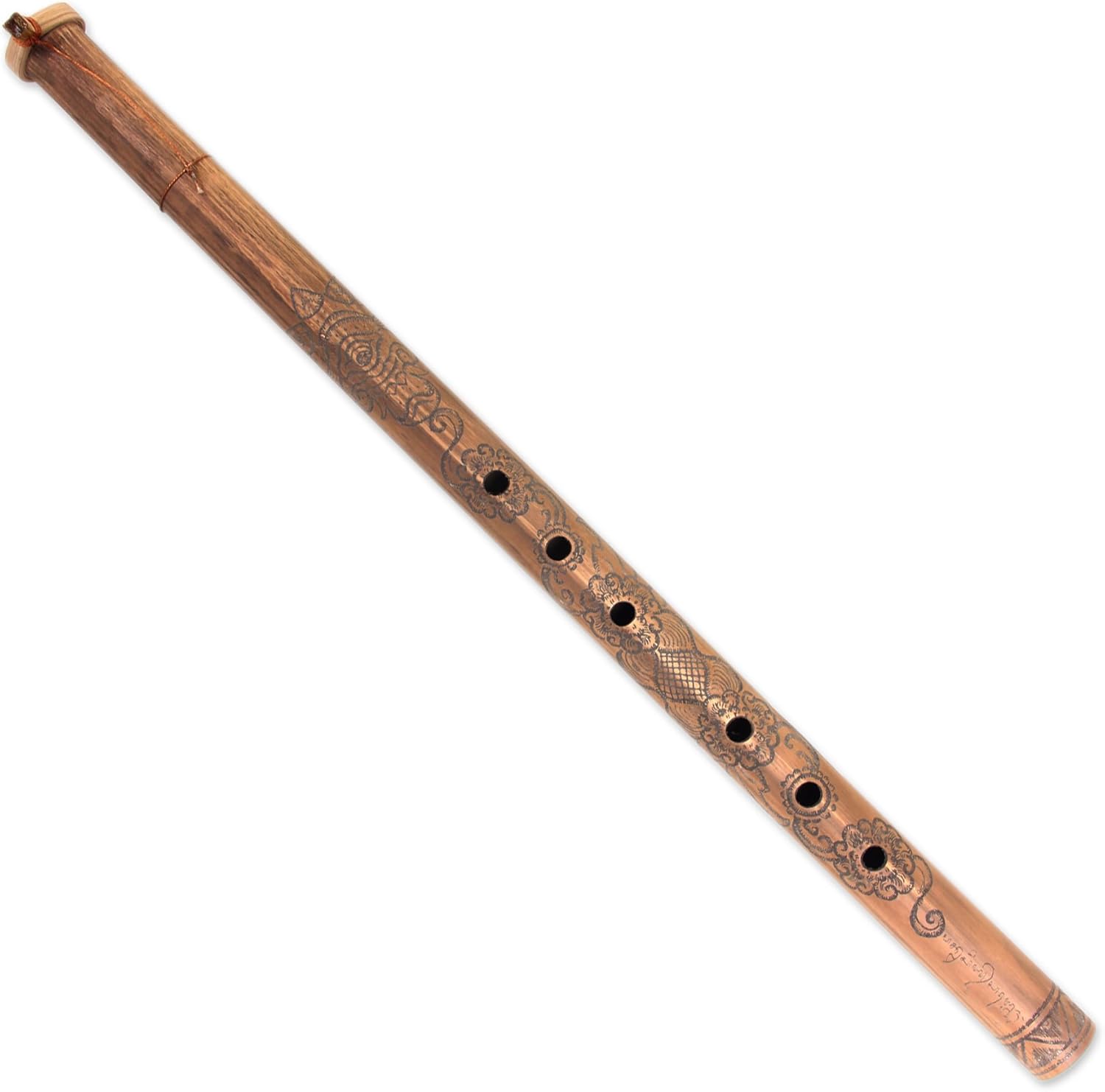 NOVICA Song of The Flowers Bamboo Flute