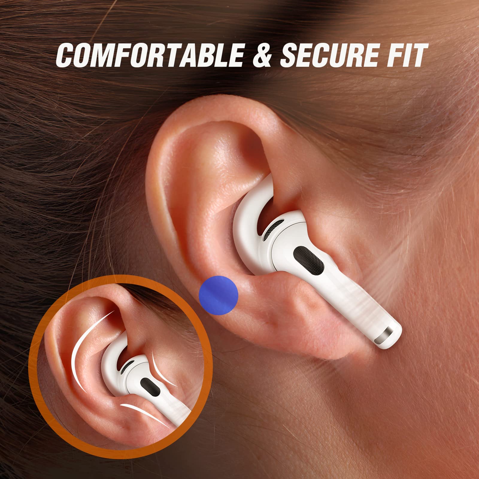 2 Fasce Per AirPods In Silicone - Compatibili Con Tutti I Modelli, Bianco E Nero - Foto 8