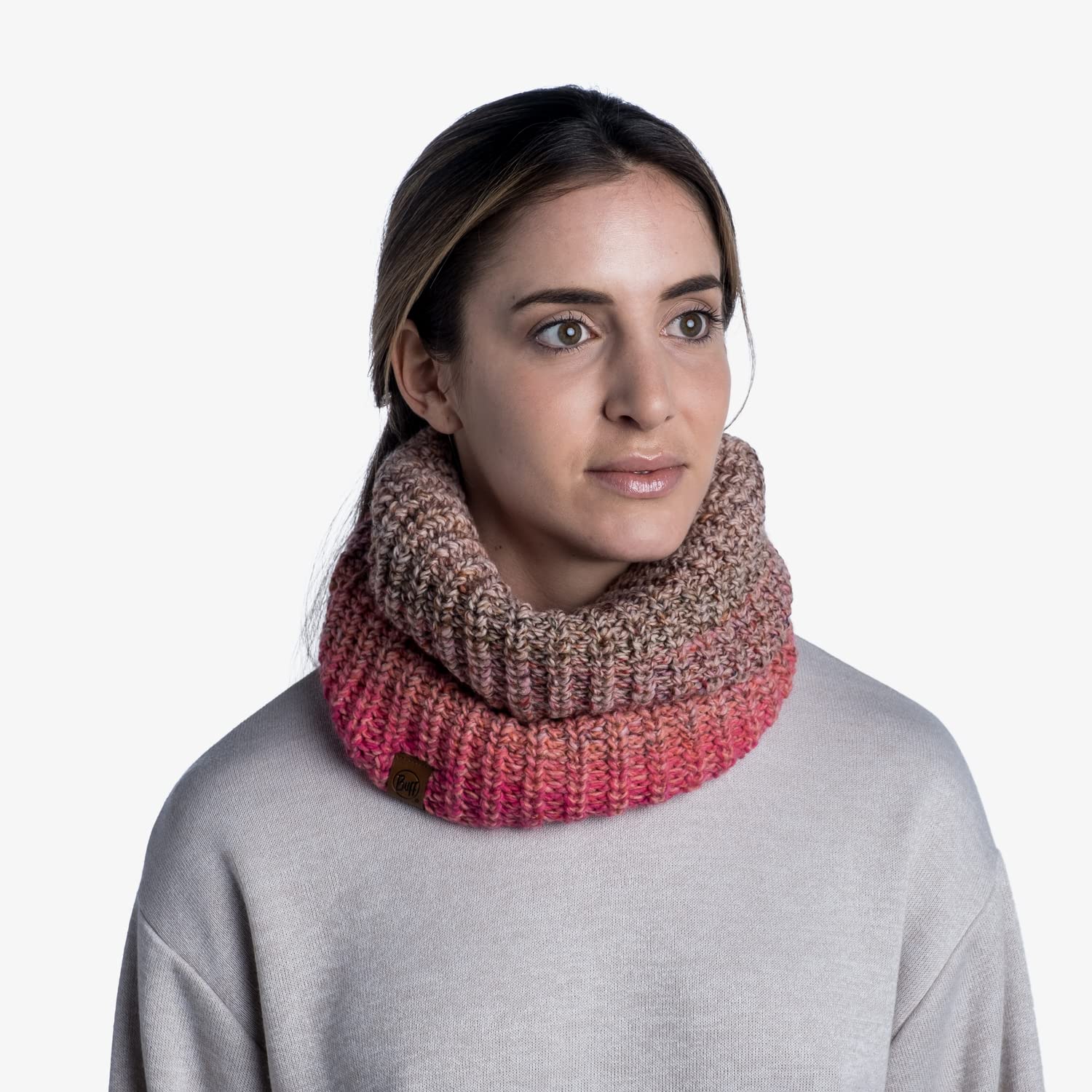 Buff Calentador de cuello tricot y polar OLYA Hombre Talla única