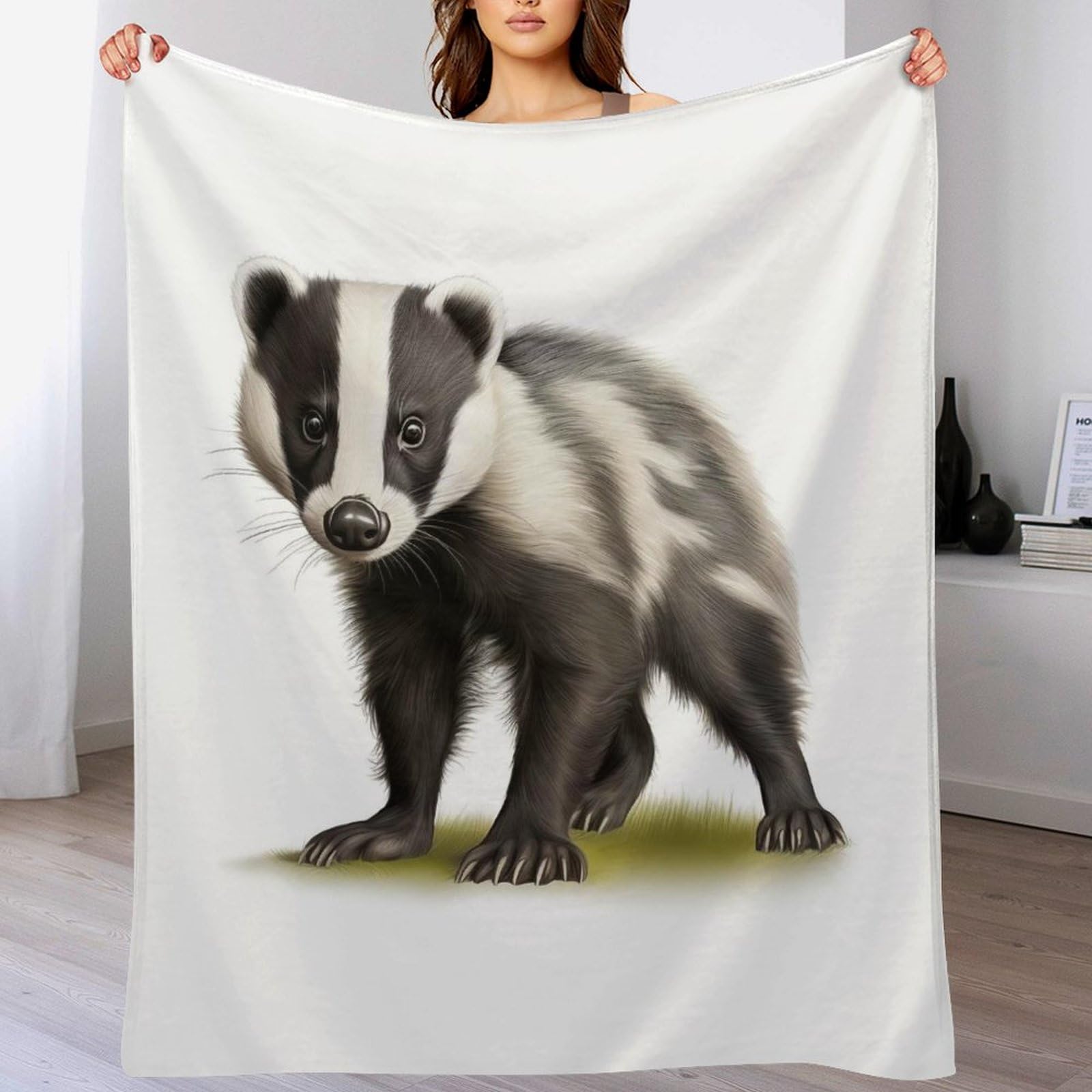 Dachs Dick Decke Weich Wärme Gemütlich Flannel-Fleece Sofadecke Deckeldecke Wohndecke Oder Tagesdecke, Decken Für Couch （140×180cm）