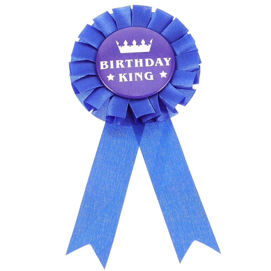 Amazon.co.jp: ibasenice 誕生日 キング リボン ピン 賞 サテン