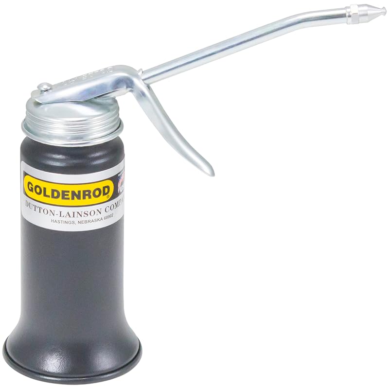 Bomba Manual de Óleo Goldenrod 600 com Bico Reto e Capacidade de 177 mL
