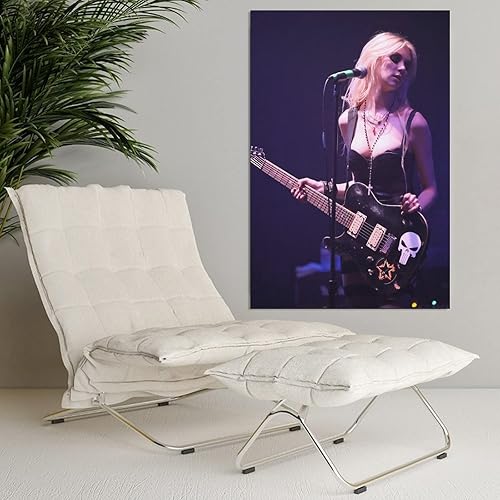Miniatura 4 de Taylor Momsen - Póster de pared con diseño de actriz estadounidense y cantante, póster de lienzo para decoración de dormitorio, paisaje deportivo,