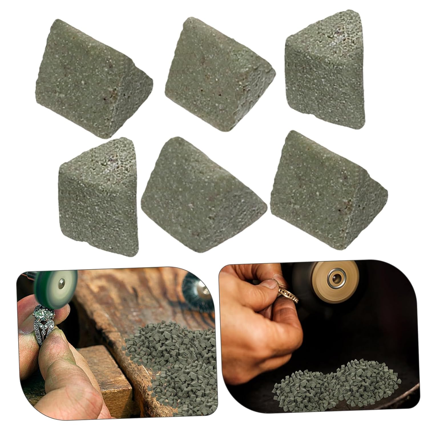 ABOOFAN Silicon Carbide Jewelry Tumbler Bulk Tumbling Media Polishing Drum for DIY Jewelry Making