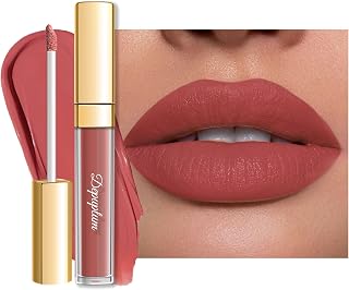 Depuplum Red Lipstick Matte for Women Color Stay Long Lasting Lipsticks | Red Matte Liquid Lipstick Smudgeproof Cruelty Free Lip Color, DM13 RoseHeart