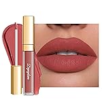 Depuplum Red Lipstick Matte for Women Color Stay Long Lasting Lipstick Smudgeproof Liquid Lipsticks Cruelty Free Lip Color, Rose Heart