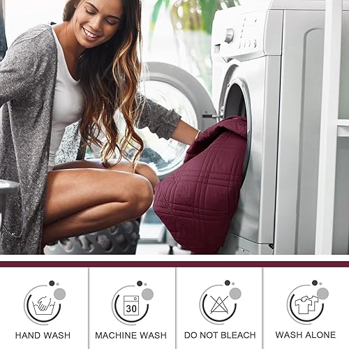 Miniatura 143 de TAOCOCO Funda para silla reclinable 100% impermeable, fundas antideslizantes para silla reclinable con bolsillo, protector de muebles lavable