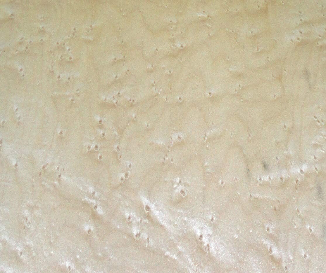 Birdseye Maple Wood Veneer 24" x 96" with Paper Backer 1/40th Thick A Grade