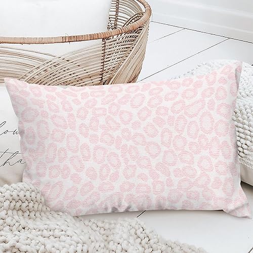 Vista 217 de Funda de cojín con estampado de guepardo rosa intenso, cojín cuadrado con estampado de animales fucsia, funda de almohada decorativa para el hogar