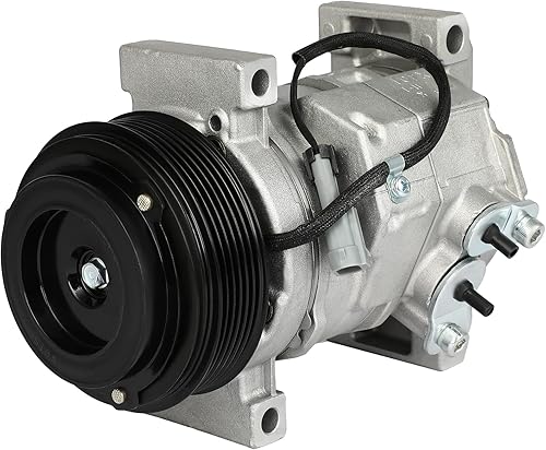 cciyu Compresor de aire acondicionado apto para Cadillac DeVille 4.6L 2000-2005 AC Pump AC Compresor con embrague 2012-2013 para Chevrolet Silverado