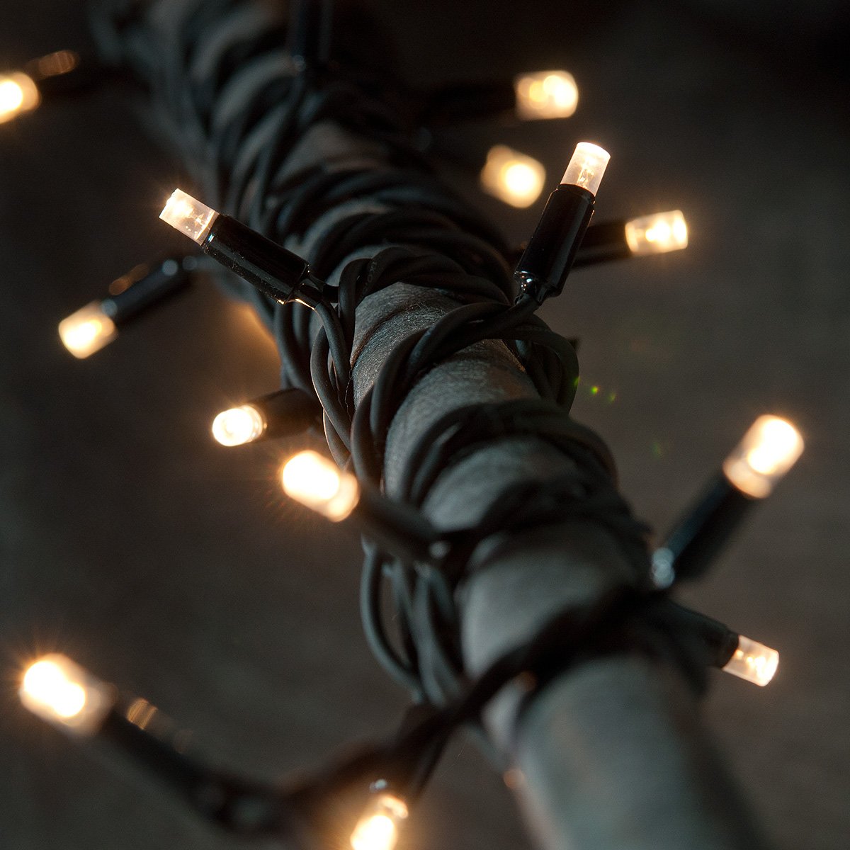 Festive Lights LED Lichterkette – ConnectPRO – erweiterbar bis 950m - wetterfeste Outdoor Profiqualität (Warmweiß, 20m)