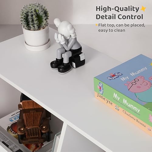 Miniatura 5 de Cowiewie Organizador de almacenamiento de juguetes, estante apilable de almacenamiento de juguetes para niños, caja de juguetes de gran capacidad