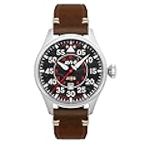 Mens 46mm Hawker Hurricane Clowes Automatic Pilot Watch with Genuine Leather Strap AV-4097