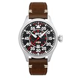 Mens 46mm Hawker Hurricane Clowes Automatic Pilot Watch with Genuine Leather Strap AV-4097